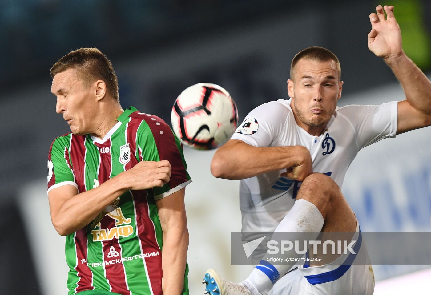 Football. Russian Premier League. Dynamo vs. Rubin