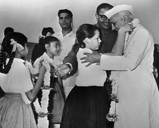 Prime Minister of India Jawaharlal Nehru