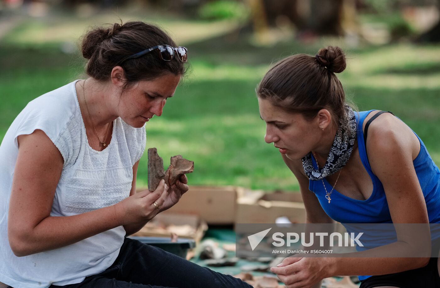 Archaeological excavations in Koporye fortress