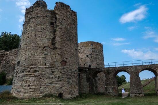 Archaeological excavations in Koporye fortress