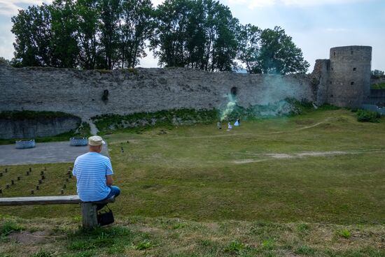 Archaeological excavations in Koporye fortress