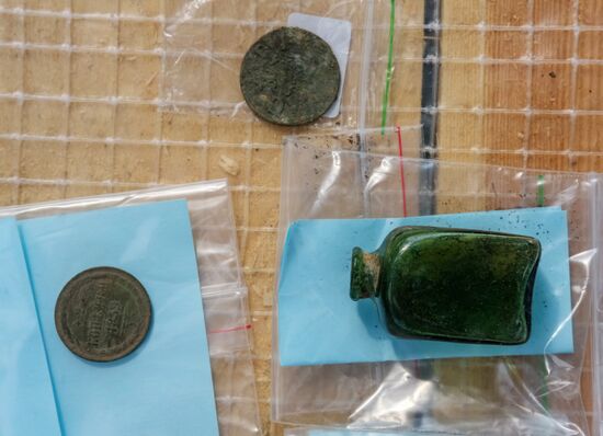 Archaeological excavations in Koporye fortress