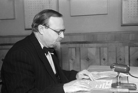 Soviet biologist and biochemist Alexander Oparin