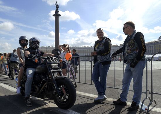 St.Petersburg Harley Days motor festival