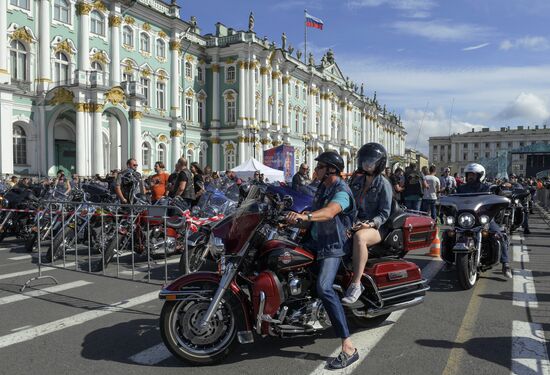 St.Petersburg Harley Days motor festival
