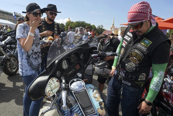 St.Petersburg Harley Days motor festival