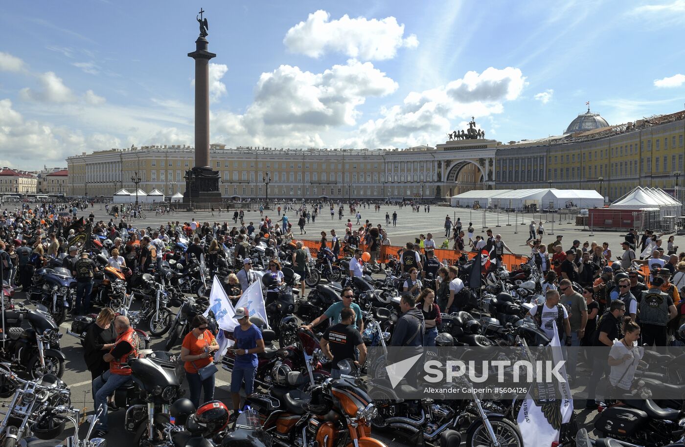 St.Petersburg Harley Days motor festival