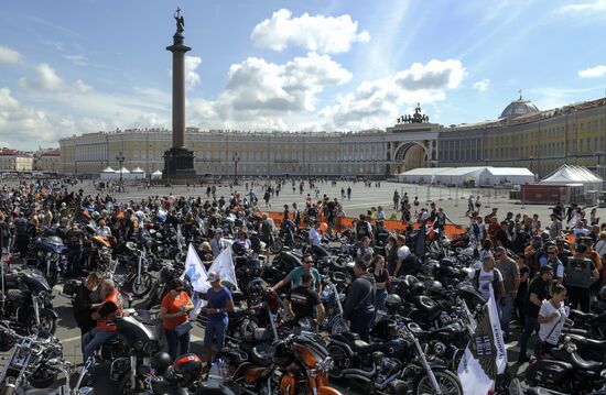 St.Petersburg Harley Days motor festival