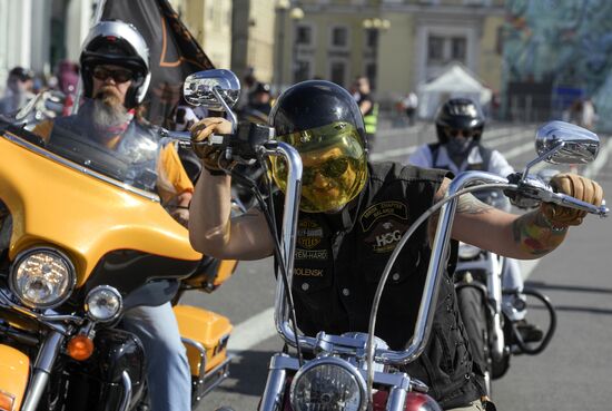 St.Petersburg Harley Days motor festival