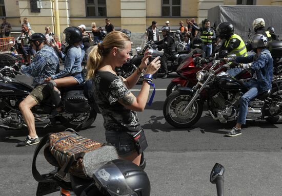St.Petersburg Harley Days motor festival