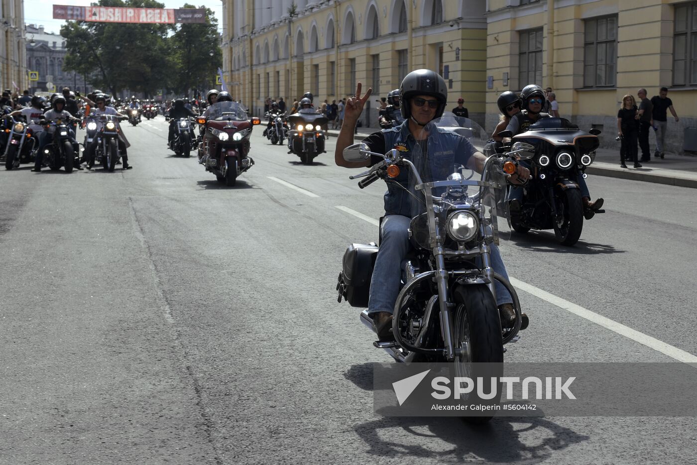 St.Petersburg Harley Days motor festival