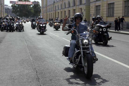 St.Petersburg Harley Days motor festival