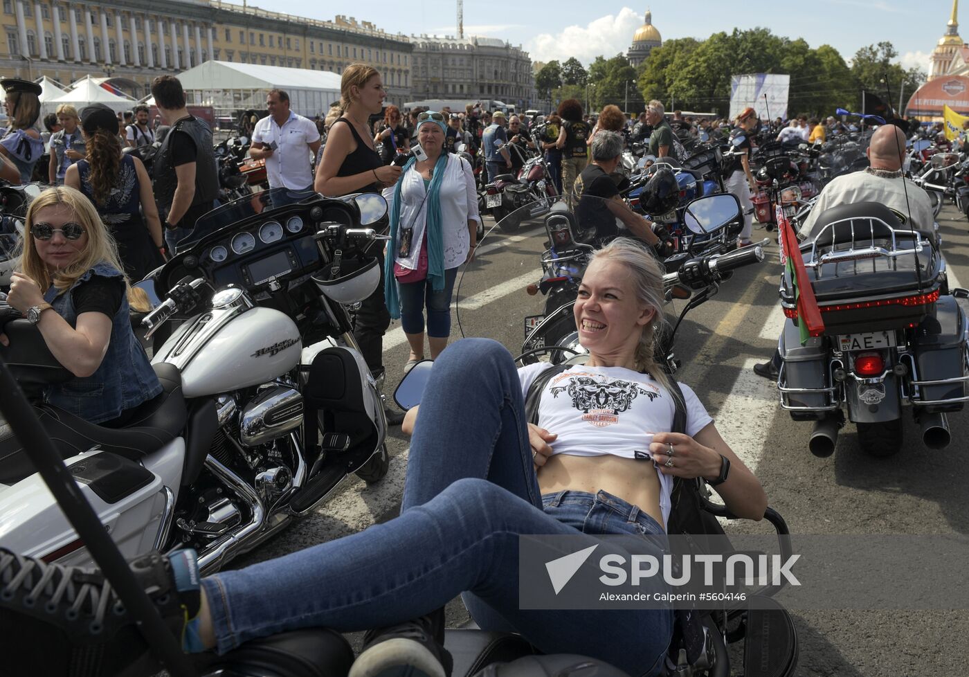 St.Petersburg Harley Days motor festival