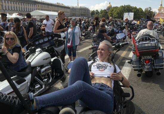 St.Petersburg Harley Days motor festival