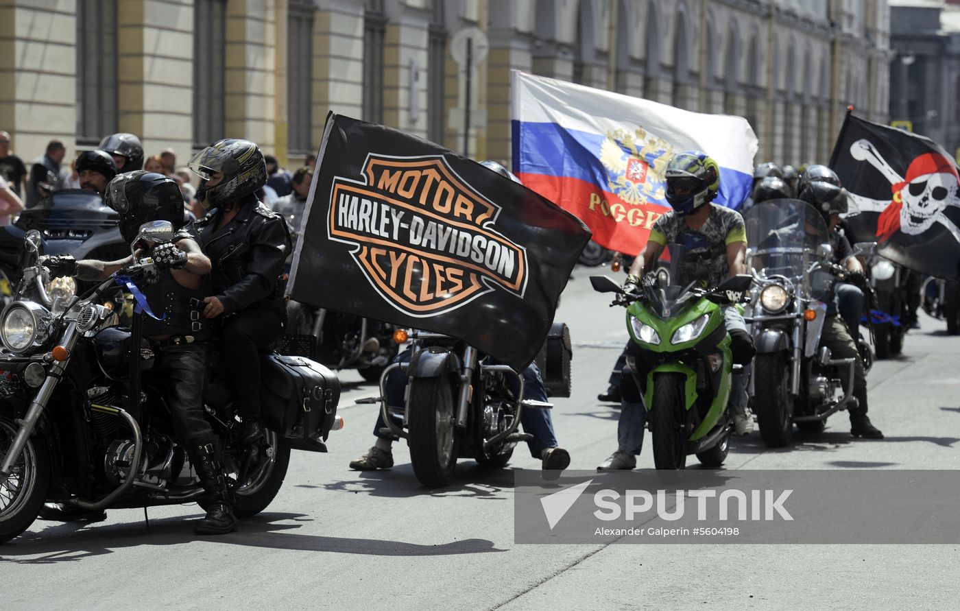 St.Petersburg Harley Days motor festival
