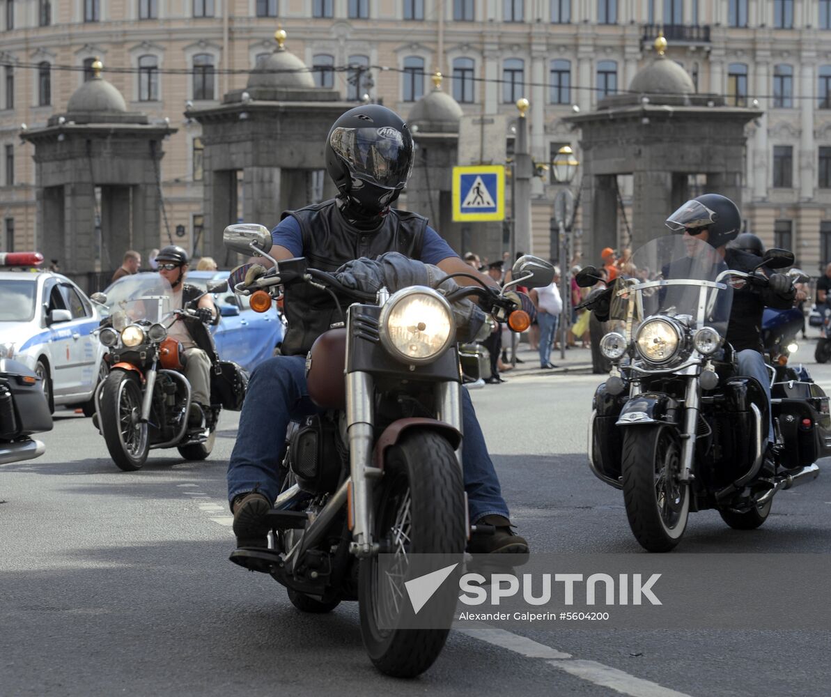St.Petersburg Harley Days motor festival