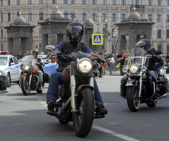 St.Petersburg Harley Days motor festival