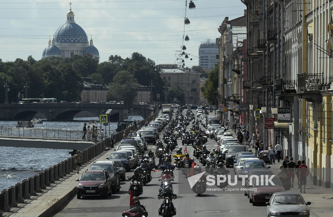 St.Petersburg Harley Days motor festival