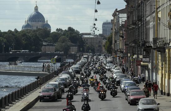 St.Petersburg Harley Days motor festival