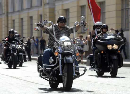 St.Petersburg Harley Days motor festival