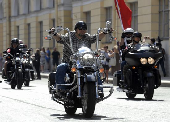 St.Petersburg Harley Days motor festival