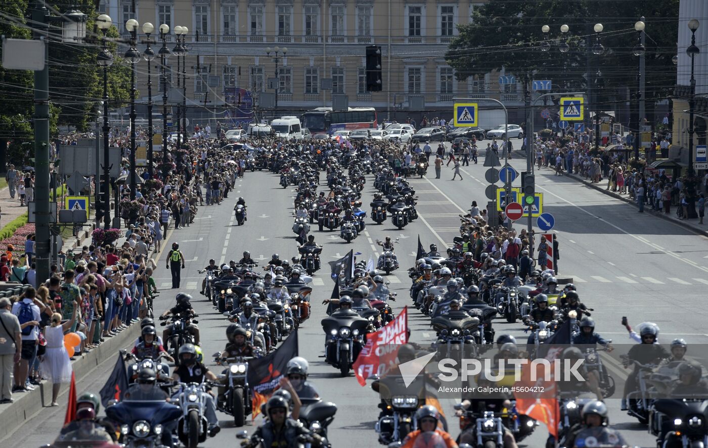 St.Petersburg Harley Days motor festival