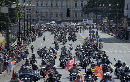 St.Petersburg Harley Days motor festival