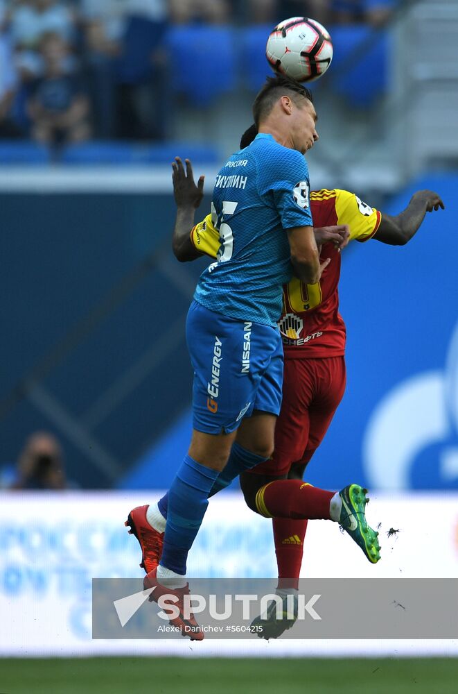 Football. Russian Premier League. Zenit vs. Arsenal