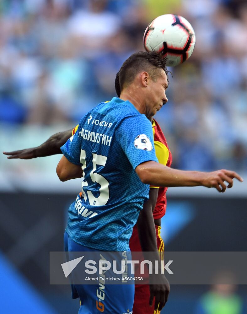 Football. Russian Premier League. Zenit vs. Arsenal