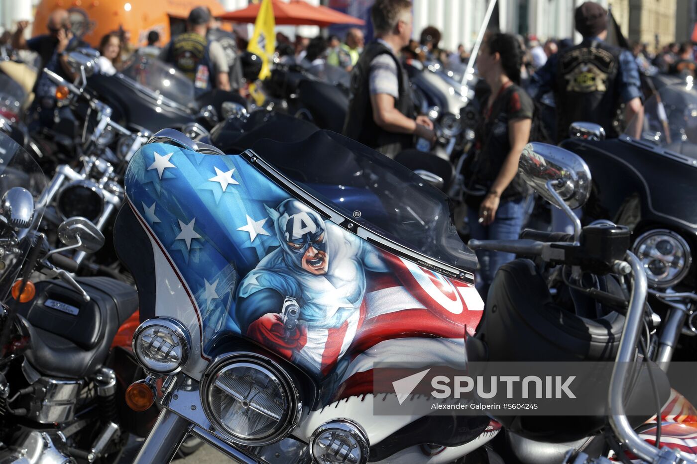 St.Petersburg Harley Days motor festival