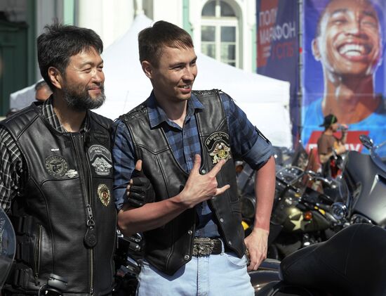 St.Petersburg Harley Days motor festival