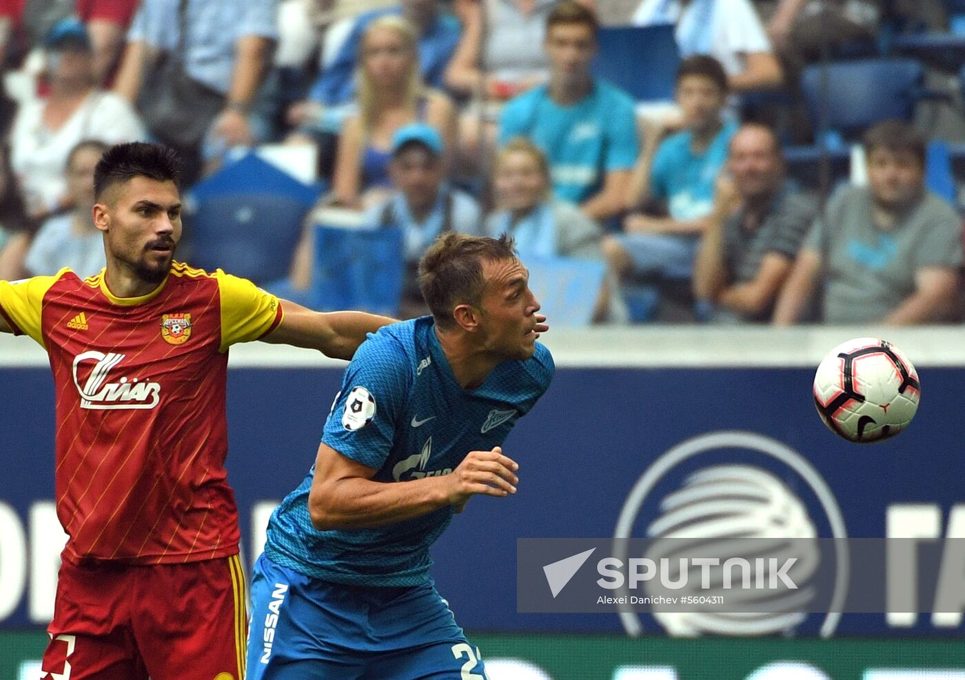 Football. Russian Premier League. Zenit vs. Arsenal