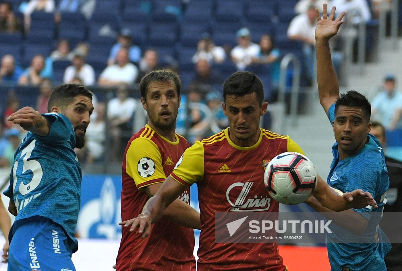 Football. Russian Premier League. Zenit vs. Arsenal