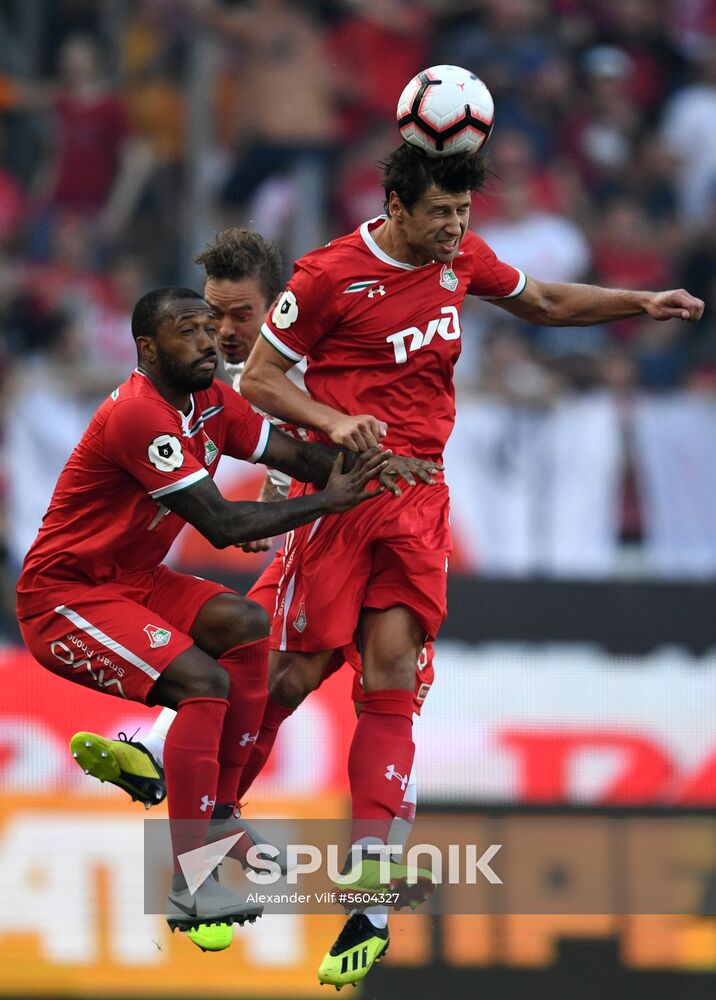 Football. Russian Premier League. Lokomotiv vs. Spartak