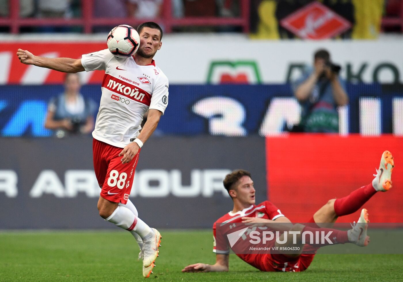 Football. Russian Premier League. Lokomotiv vs. Spartak