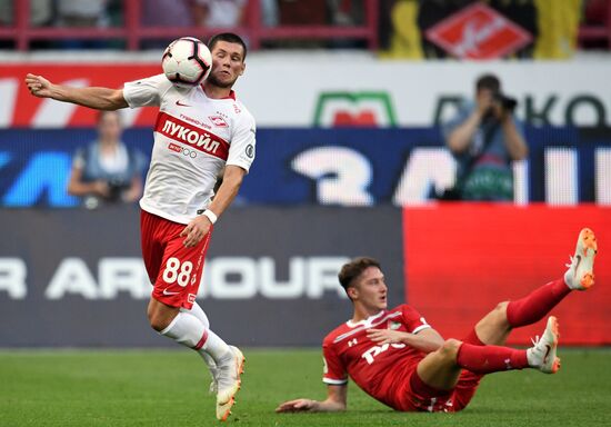 Football. Russian Premier League. Lokomotiv vs. Spartak