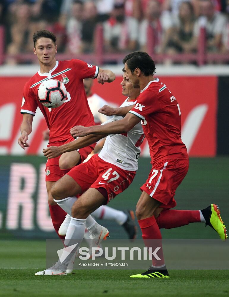 Football. Russian Premier League. Lokomotiv vs. Spartak