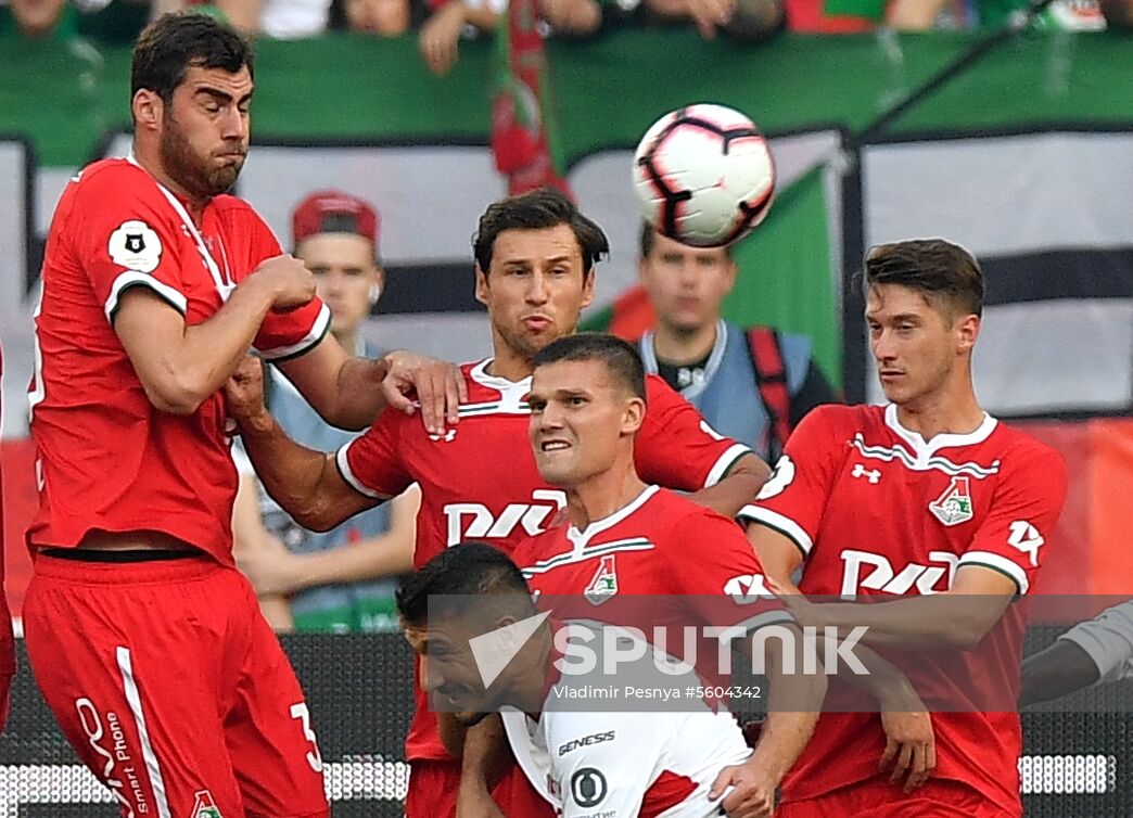Football. Russian Premier League. Lokomotiv vs. Spartak