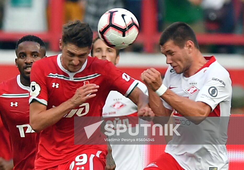 Football. Russian Premier League. Lokomotiv vs. Spartak