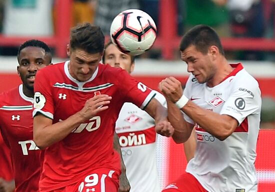 Football. Russian Premier League. Lokomotiv vs. Spartak