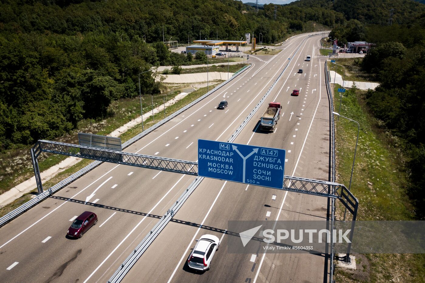 Dzhubga-Sochi highway