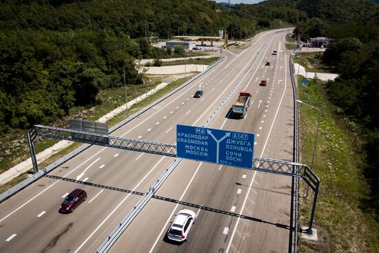 Dzhubga-Sochi highway