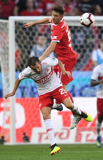 Football. Russian Premier League. Lokomotiv vs. Spartak