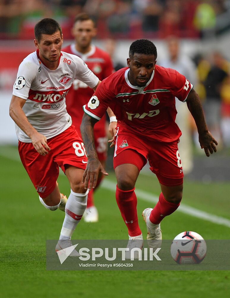 Football. Russian Premier League. Lokomotiv vs. Spartak