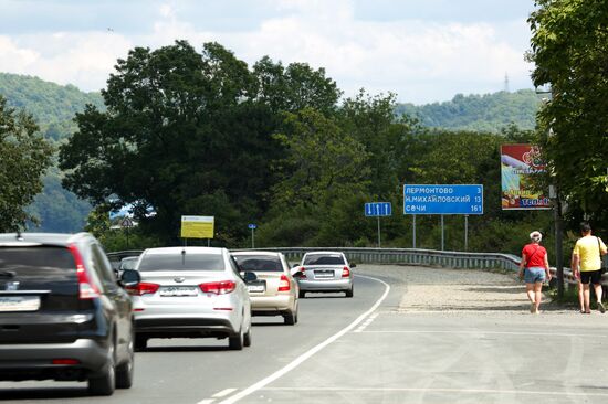 Dzhubga-Sochi highway