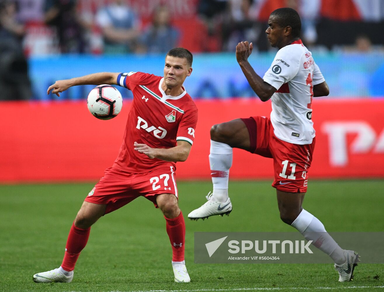 Football. Russian Premier League. Lokomotiv vs. Spartak