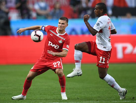 Football. Russian Premier League. Lokomotiv vs. Spartak