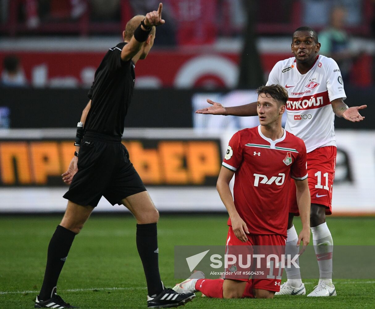 Football. Russian Premier League. Lokomotiv vs. Spartak