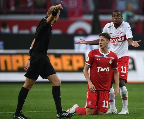 Football. Russian Premier League. Lokomotiv vs. Spartak