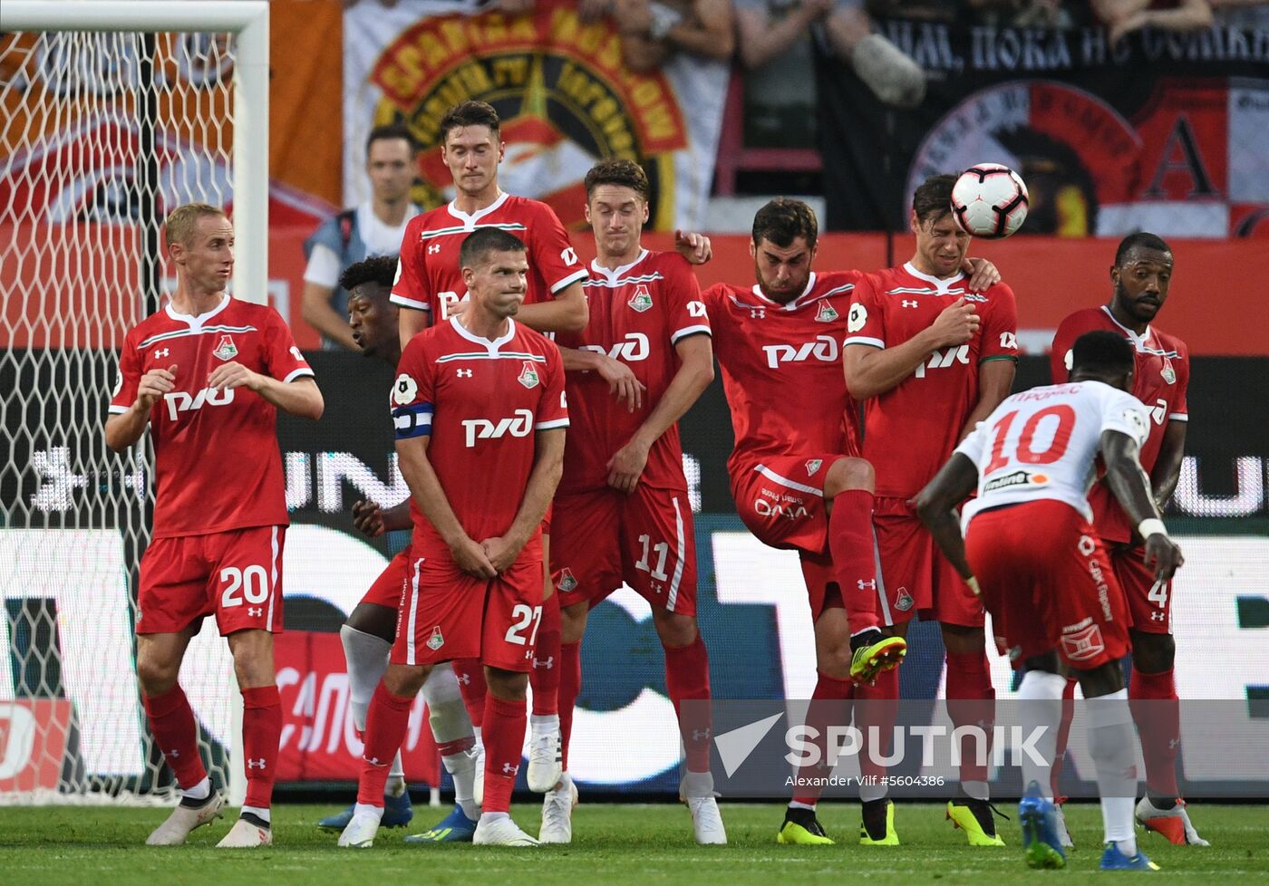 Football. Russian Premier League. Lokomotiv vs. Spartak